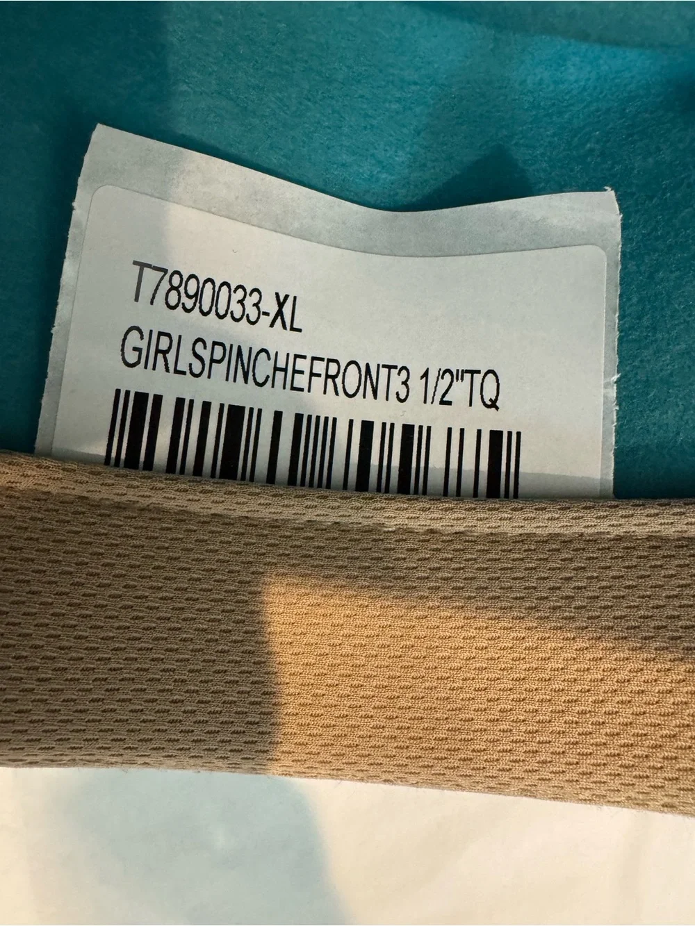 Girl’s Twister Teal Wide-Brim Felt Fedora with Striped Band